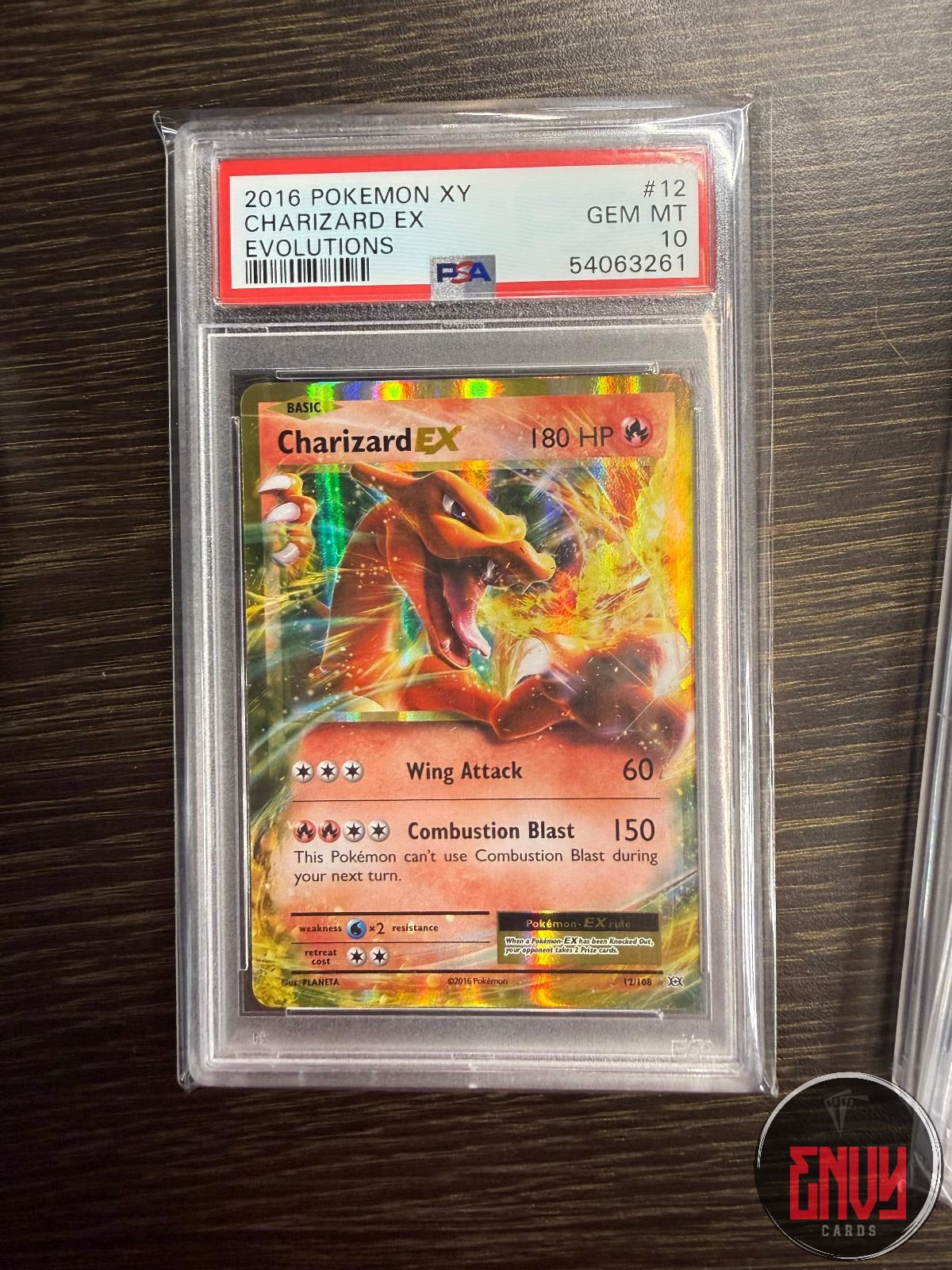 Charizard EX 12/108 Evolutions Pokemon PSA 10