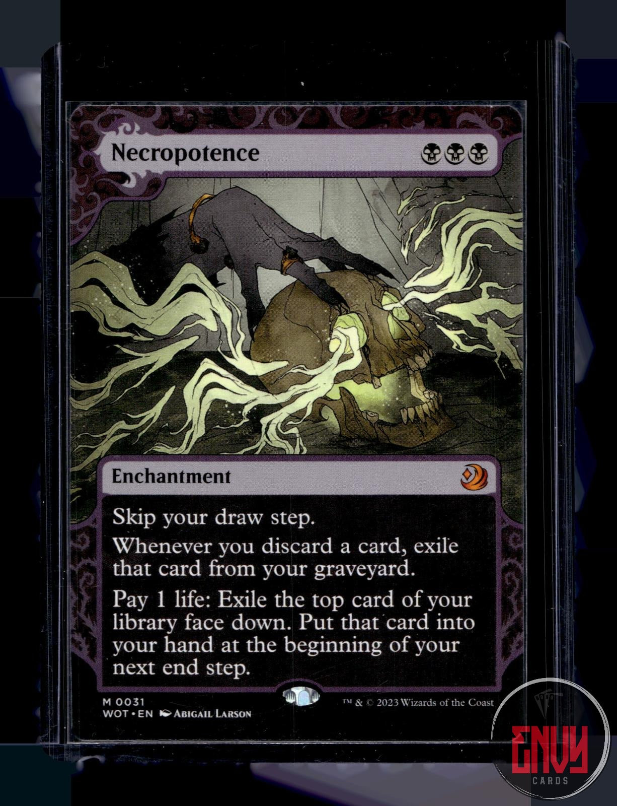 Necropotence NM 31 Wilds of Eldraine: Enchanting Tales Magic: The Gathering