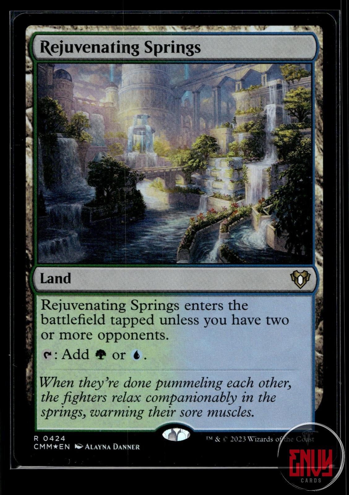 Rejuvenating Springs Near Mint 424 Rare Commander Masters Foil