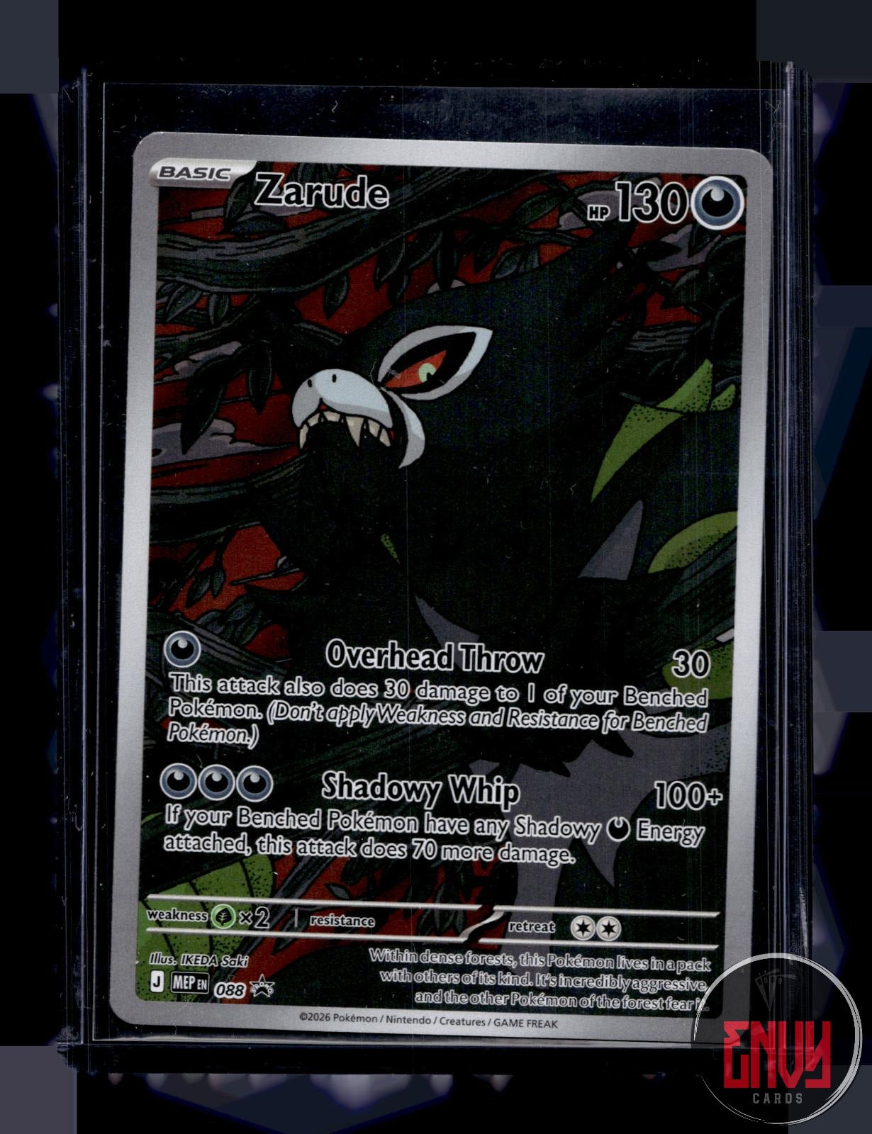 Zarude Near Mint 088 Promo ME: Mega Evolution Promo Pokemon Holo