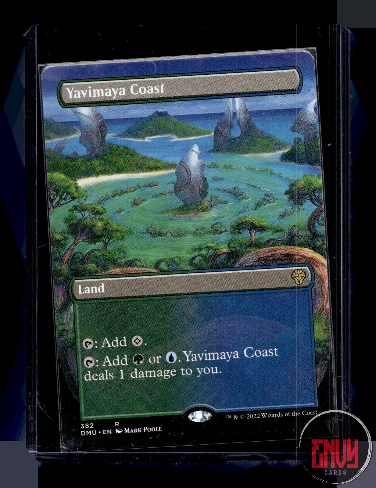 Yavimaya Coast (Borderless) NM 382 Rare Dominaria United Magic: The Gathering