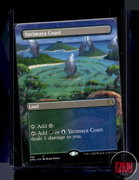Yavimaya Coast (Borderless) NM 382 Rare Dominaria United Magic: The Gathering