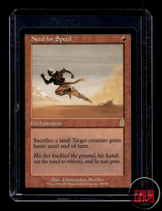 Need for Speed Lightly Played 209 Rare Odyssey Magic: The Gathering