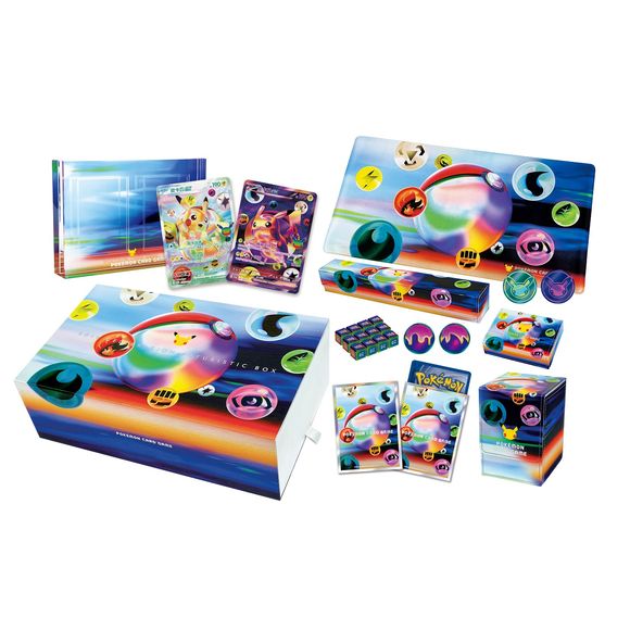 Pokemon TCG Chinese 30thC 30th Anniversary Celebration Futuristic Commemorative Collectors Gift Box