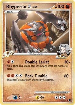 Rhyperior E4 - 32/111 (DPPt Rising Rivals)