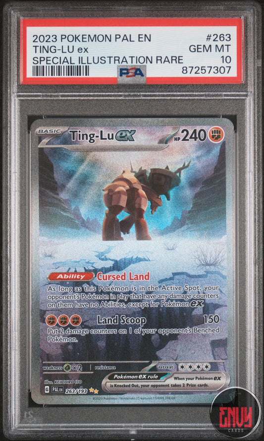 Ting-Lu EX 263/193 Special Illustration Rare Pokemon PSA 10
