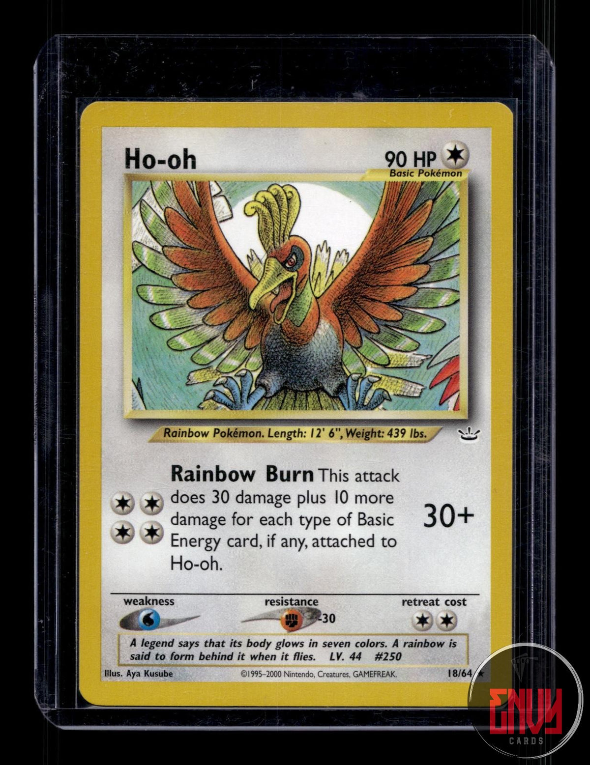 Ho-oh NM 18/64 R Neo Revelation Pokemon Unlimited