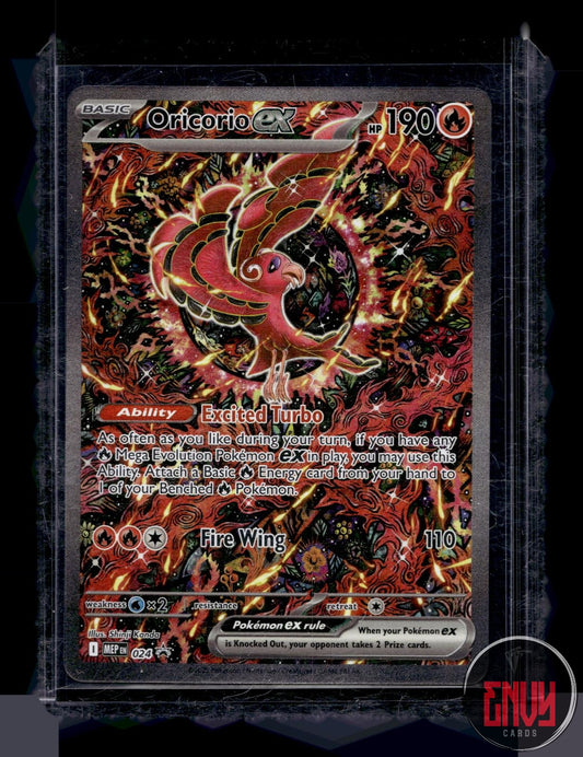 Oricorio ex Near Mint 024 Promo ME: Mega Evolution Promo Pokemon Holo