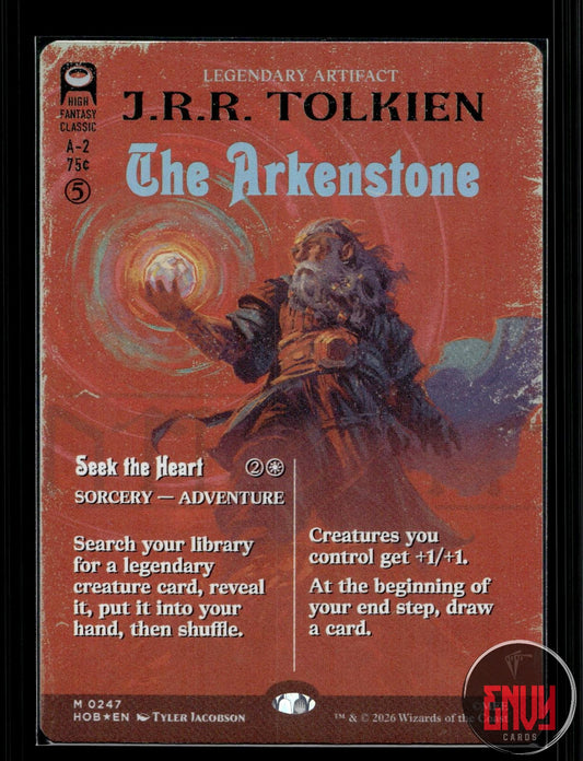 The Arkenstone (Borderless) Near Mint 247 Mythic The Hobbit Foil