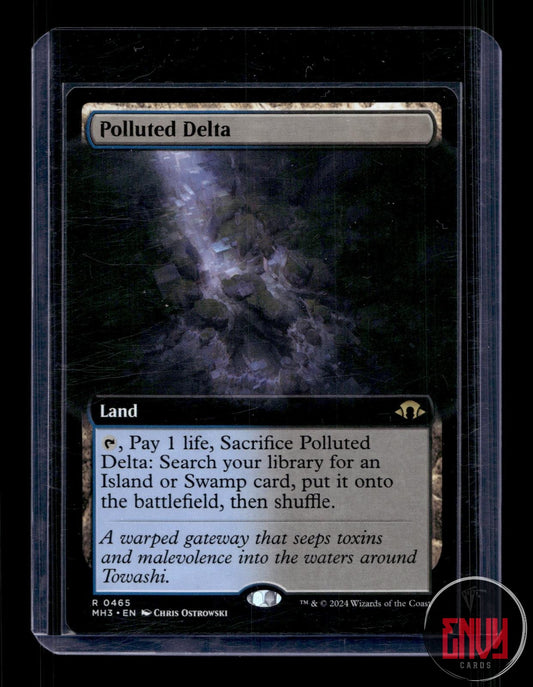 Polluted Delta (Extended Art) NM 465 Rare Modern Horizons 3 Magic: The Gathering