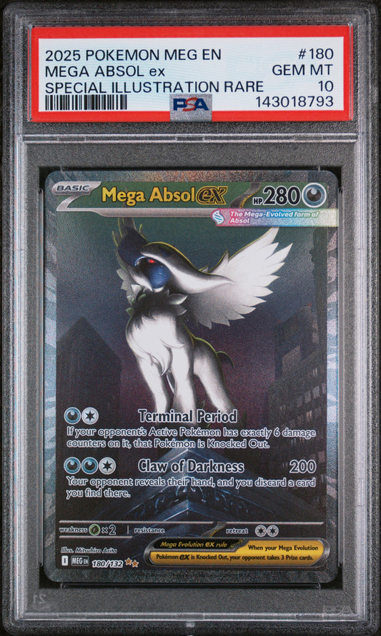 Mega Absol Ex 180/132 PSA 10