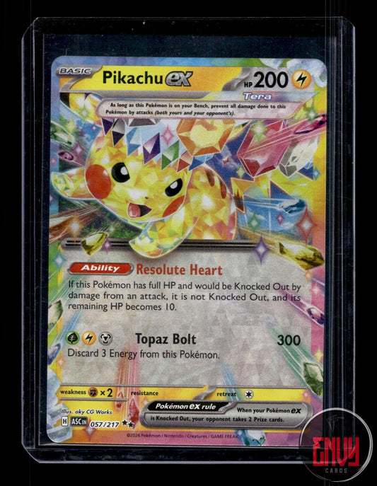 Pikachu ex Near Mint 057/191 Double Rare Surging Sparks Pokemon