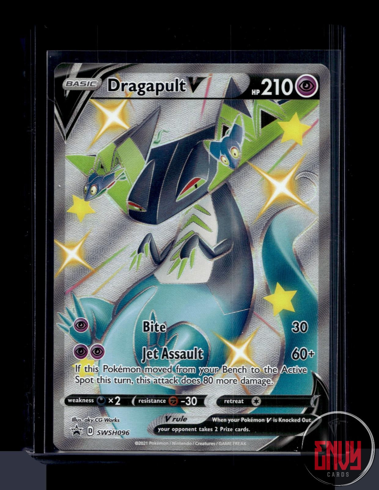 Dragapult V Near Mint SWSH096 Promo Sword & Shield Promo Pokemon