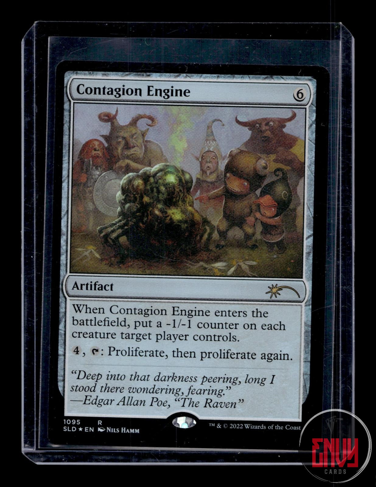 Contagion Engine LP 1095 Rare Secret Lair Drop Series Magic: The Gathering Foil
