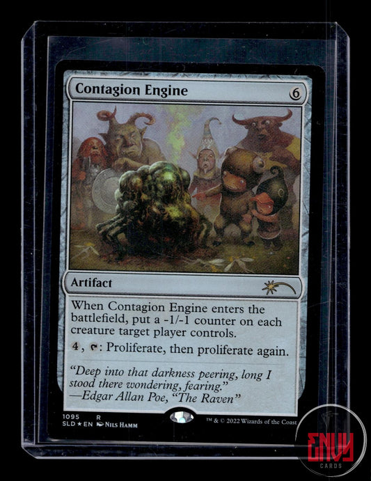 Contagion Engine LP 1095 Rare Secret Lair Drop Series Magic: The Gathering Foil