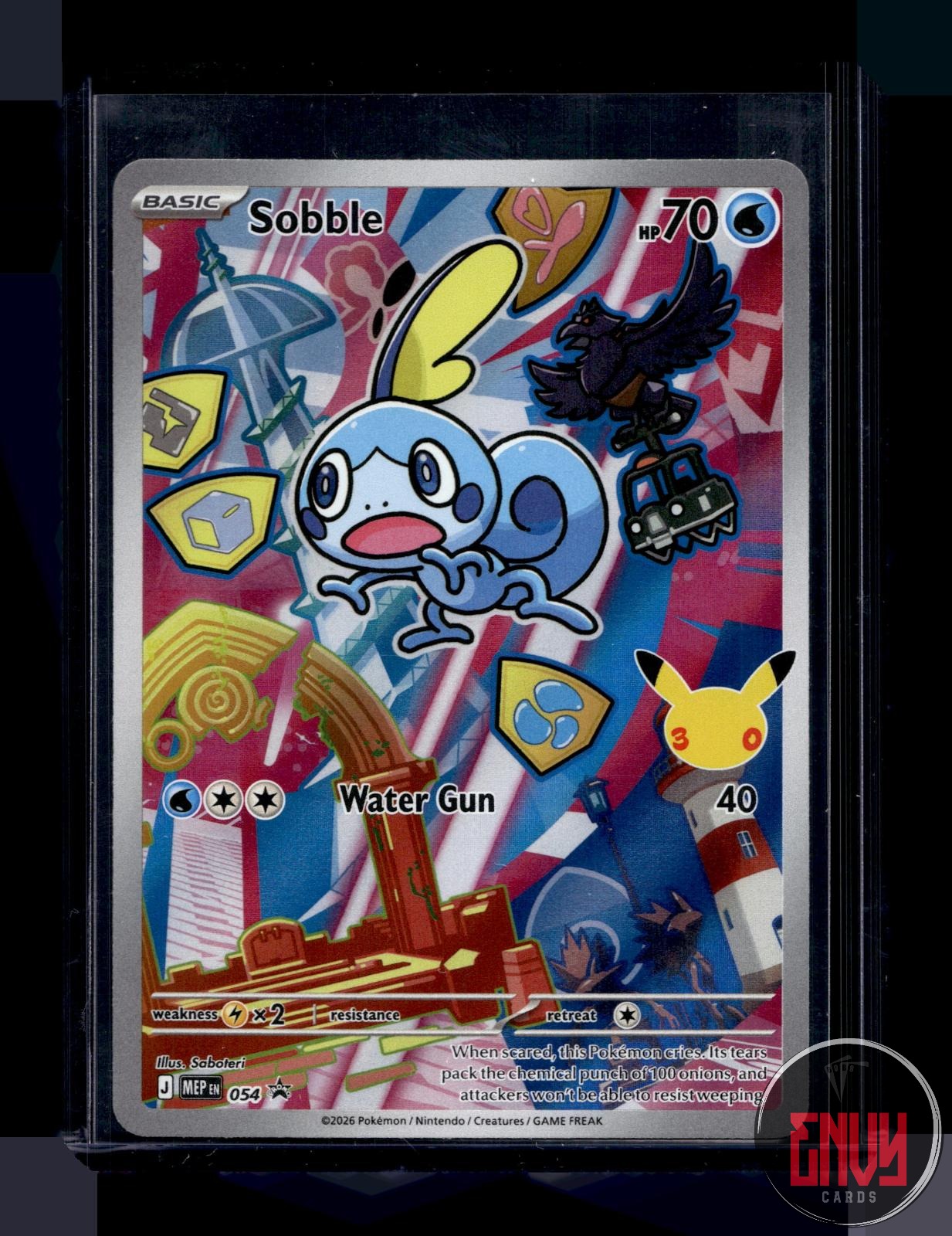 Sobble Near Mint 054 Promo ME: Mega Evolution Promo Pokemon Holo
