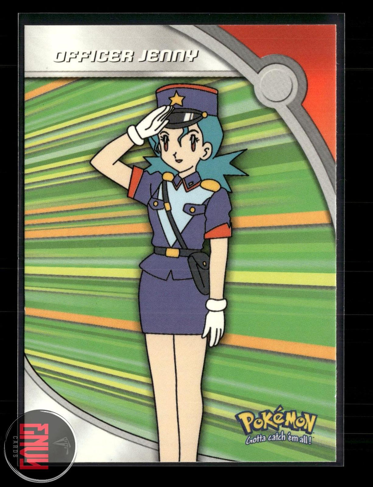 Officer Jenny LP #163 Topps Trading Cards Series 3 Pokemon