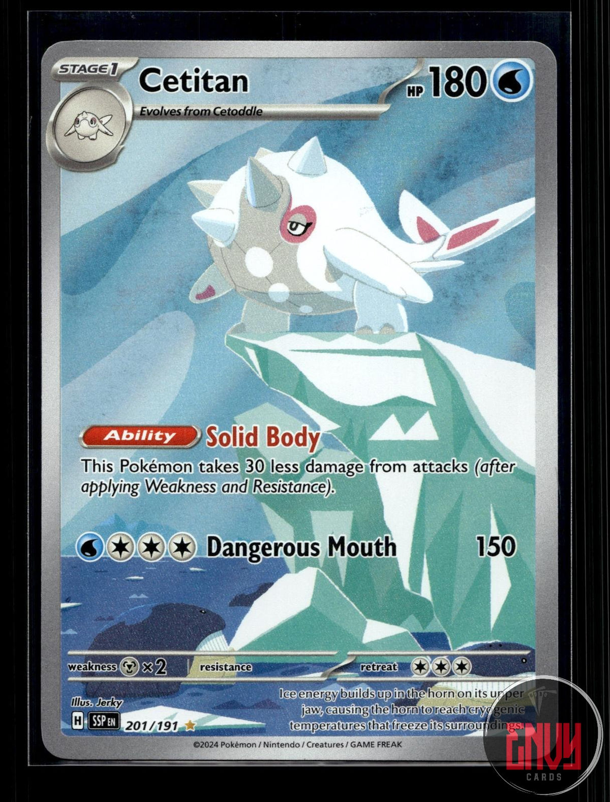 Cetitan NM 201/191 IR Surging Sparks Pokemon Holo