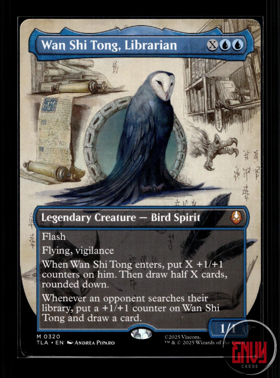 Wan Shi Tong, Librarian (Borderless) NM 320 Mythic Avatar: The Last Airbender