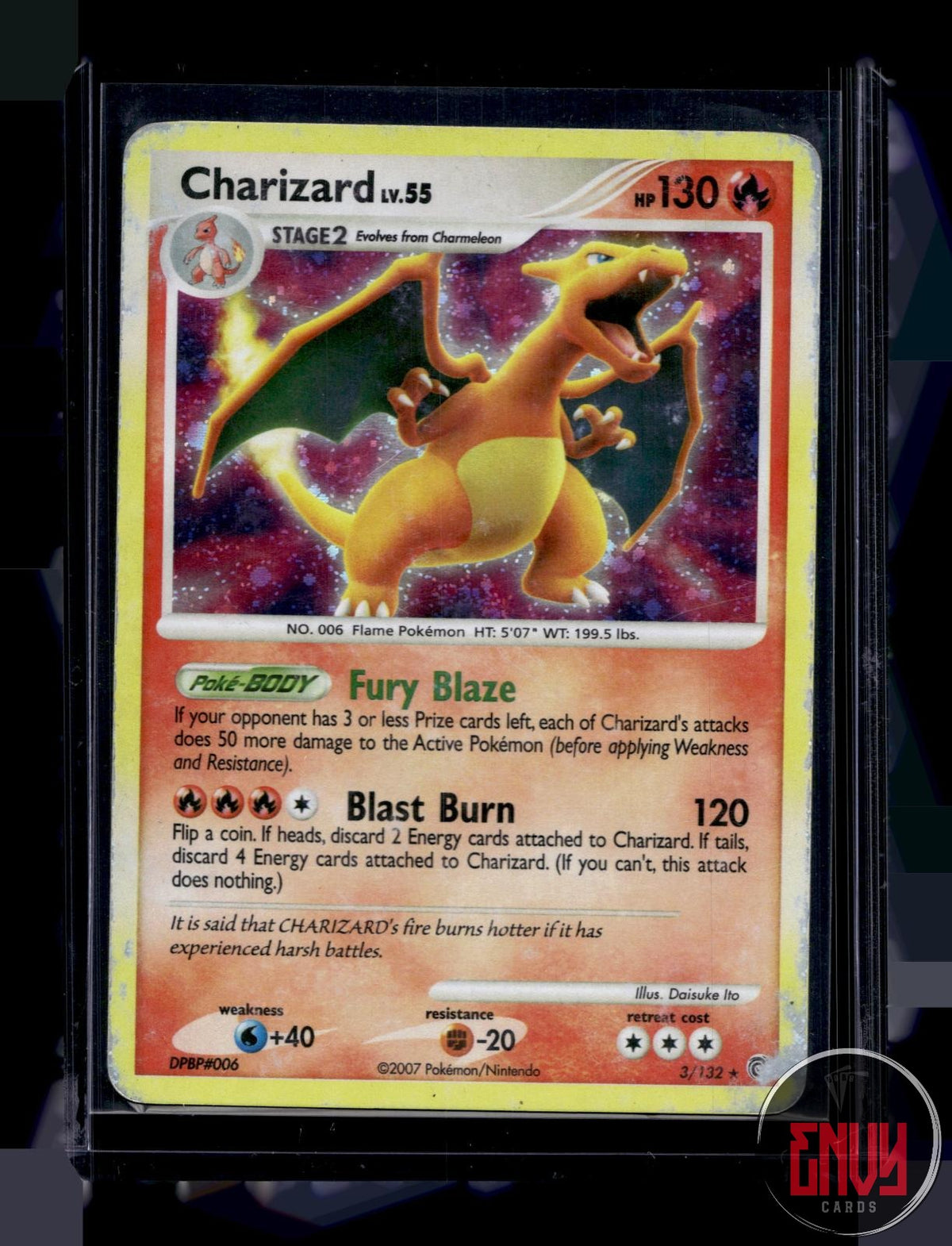 Charizard DMG 3/132 R Secret Wonders Pokemon Holo