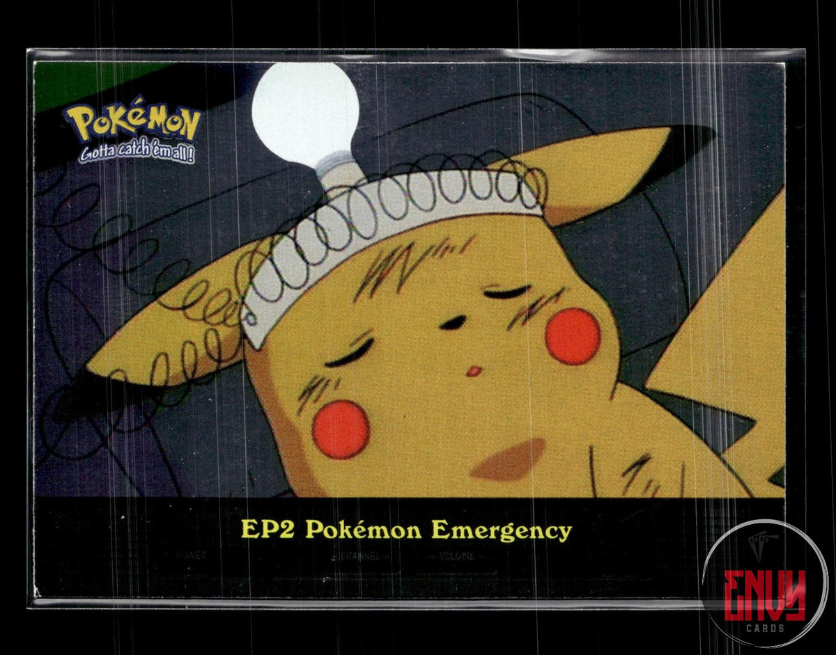 EP2 Pokemon Emergency LP #124 Topps Trading Cards Series 2 Pokemon FOIL