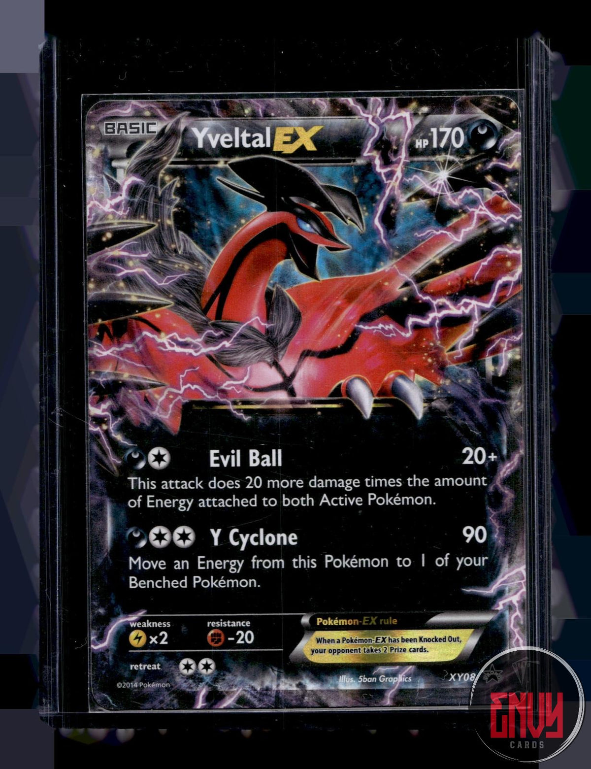 Yveltal EX HP XY08 P XY Promo Pokemon Holo