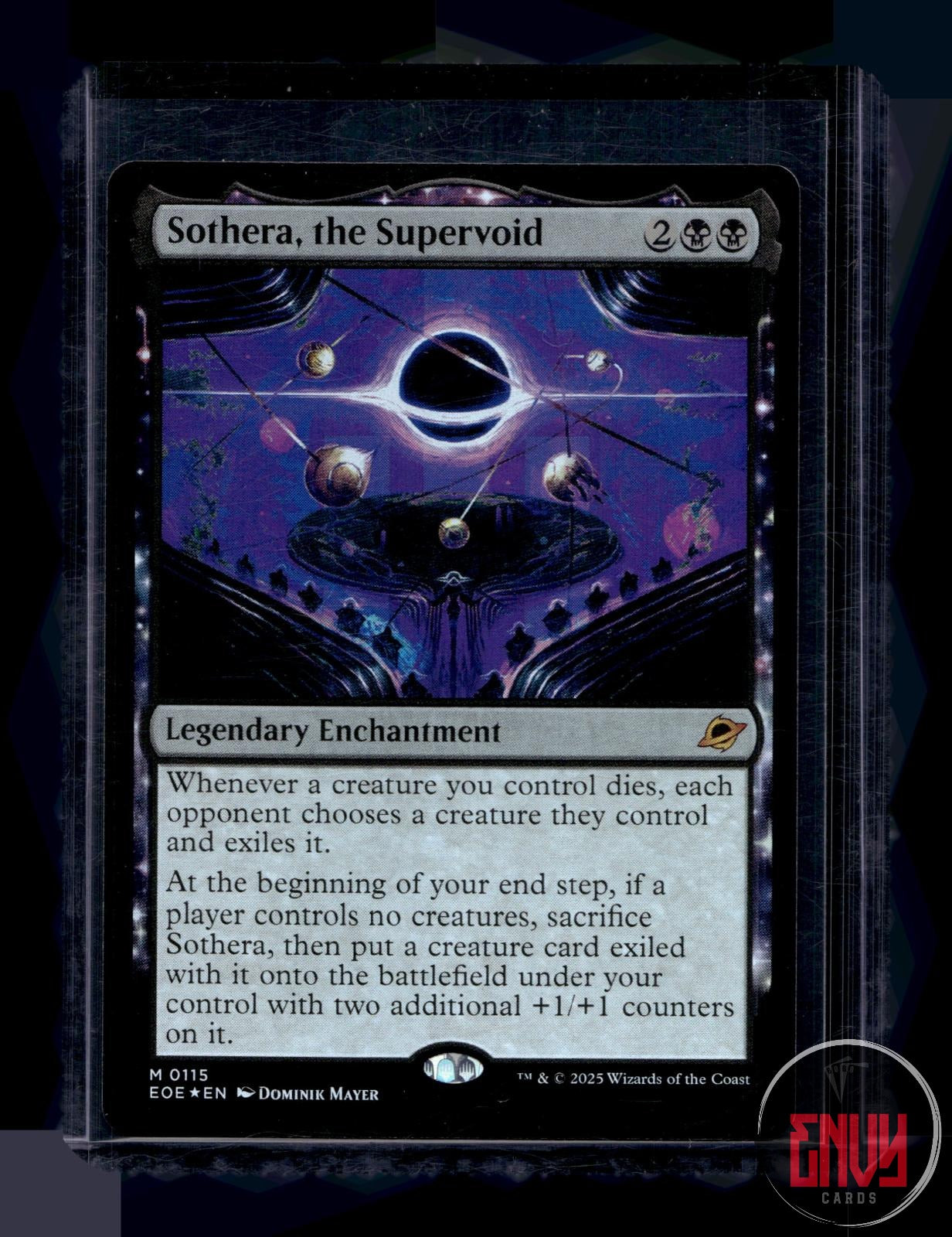 Sothera, the Supervoid NM 115 Mythic Edge of Eternities Magic: The Gathering