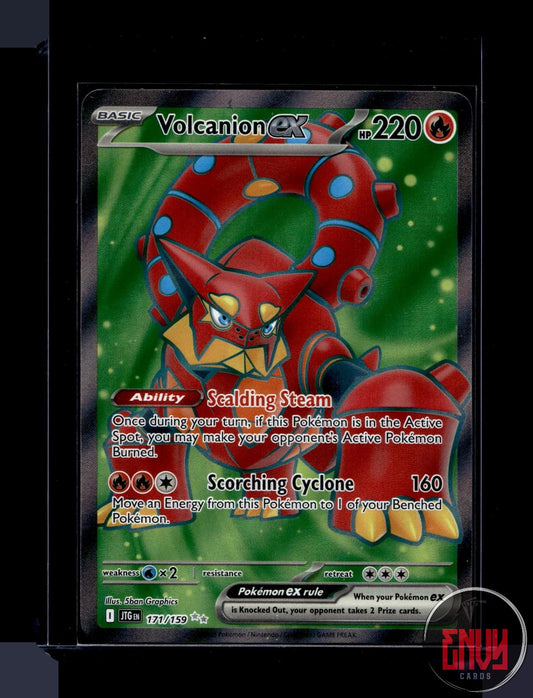 Volcanion ex Near Mint 171/159 Ultra Rare Journey Together Pokemon