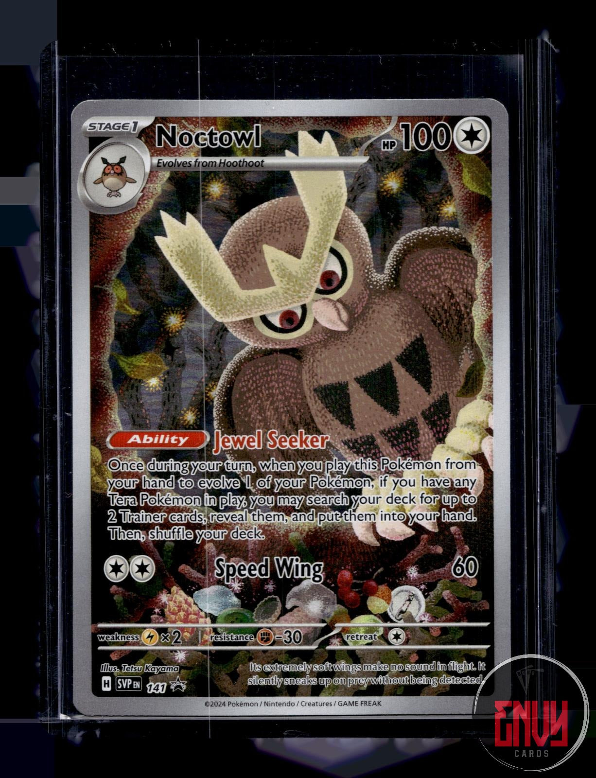 Noctowl Lightly Played 141 Promo Scarlet & Violet Promo Pokemon Holo