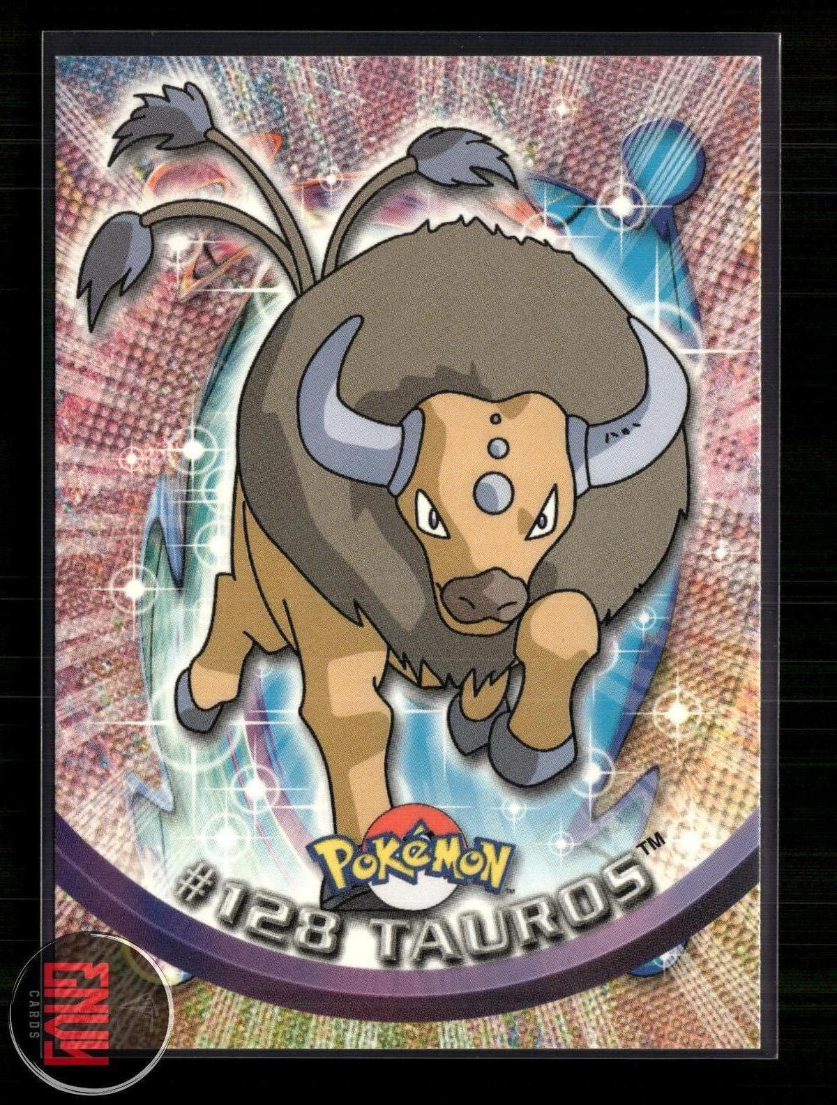 Tauros LP #128 Topps Trading Cards Series 3 Pokemon