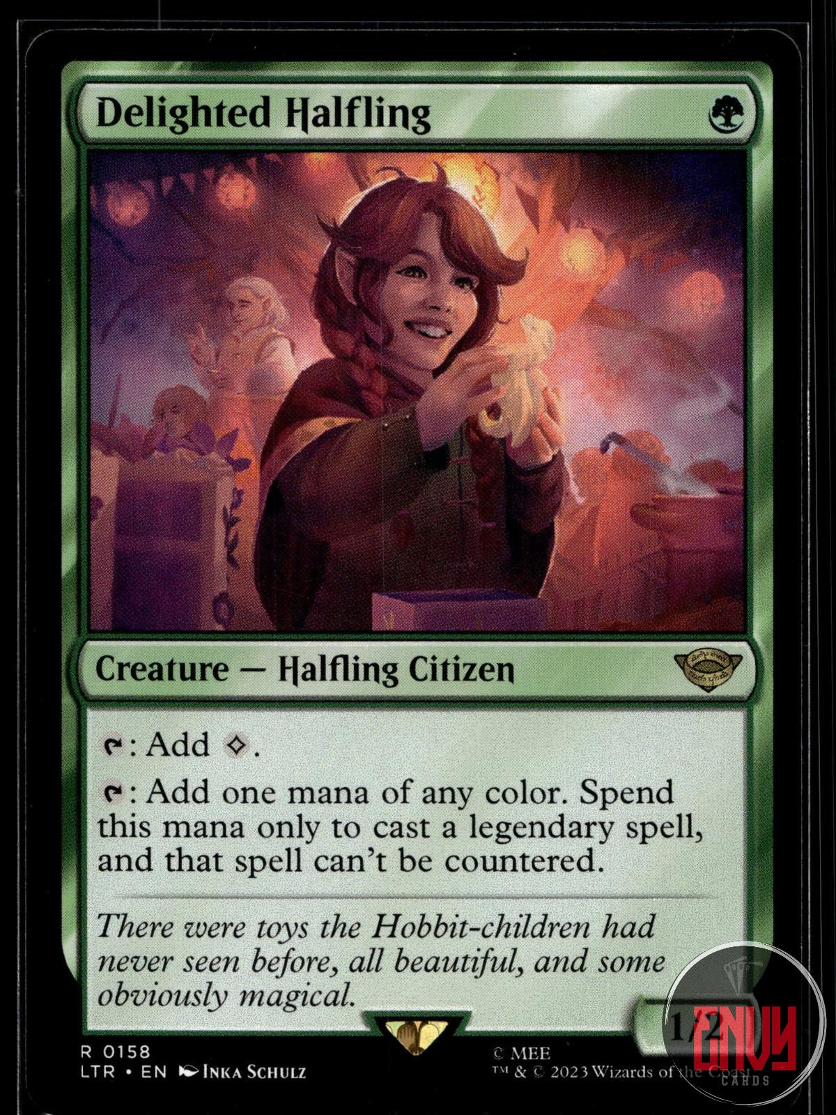 Delighted Halfling NM 158 Universes Beyond: LTR: Tales of Middle-earth