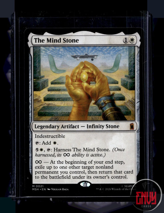 The Mind Stone Near Mint 21 Mythic Marvel Super Heroes Magic: The Gathering
