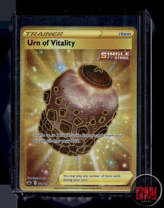 Urn of Vitality Near Mint 229/198 Secret Rare Chilling Reign Pokemon Holo