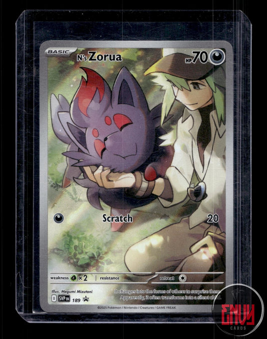 N's Zorua Near Mint 189 Promo Scarlet & Violet Promo Pokemon Holo