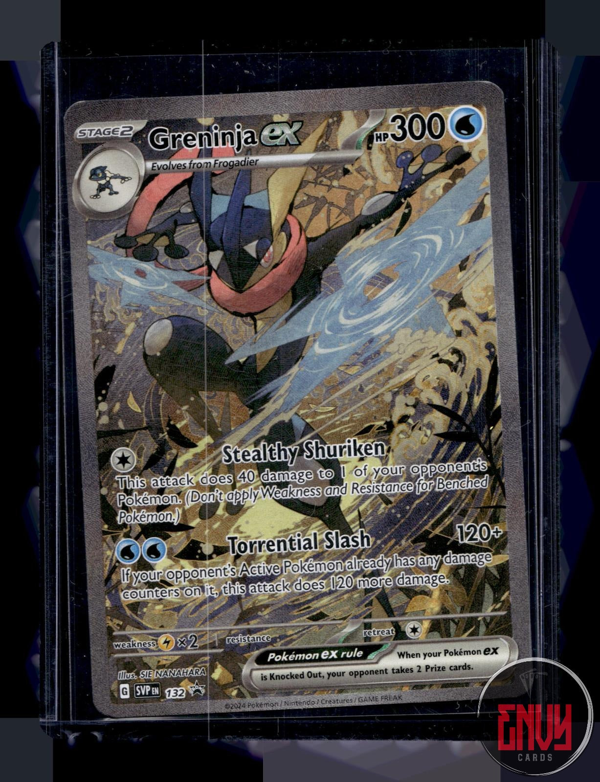 Greninja ex Near Mint 132 Promo Scarlet & Violet Promo Pokemon Holo