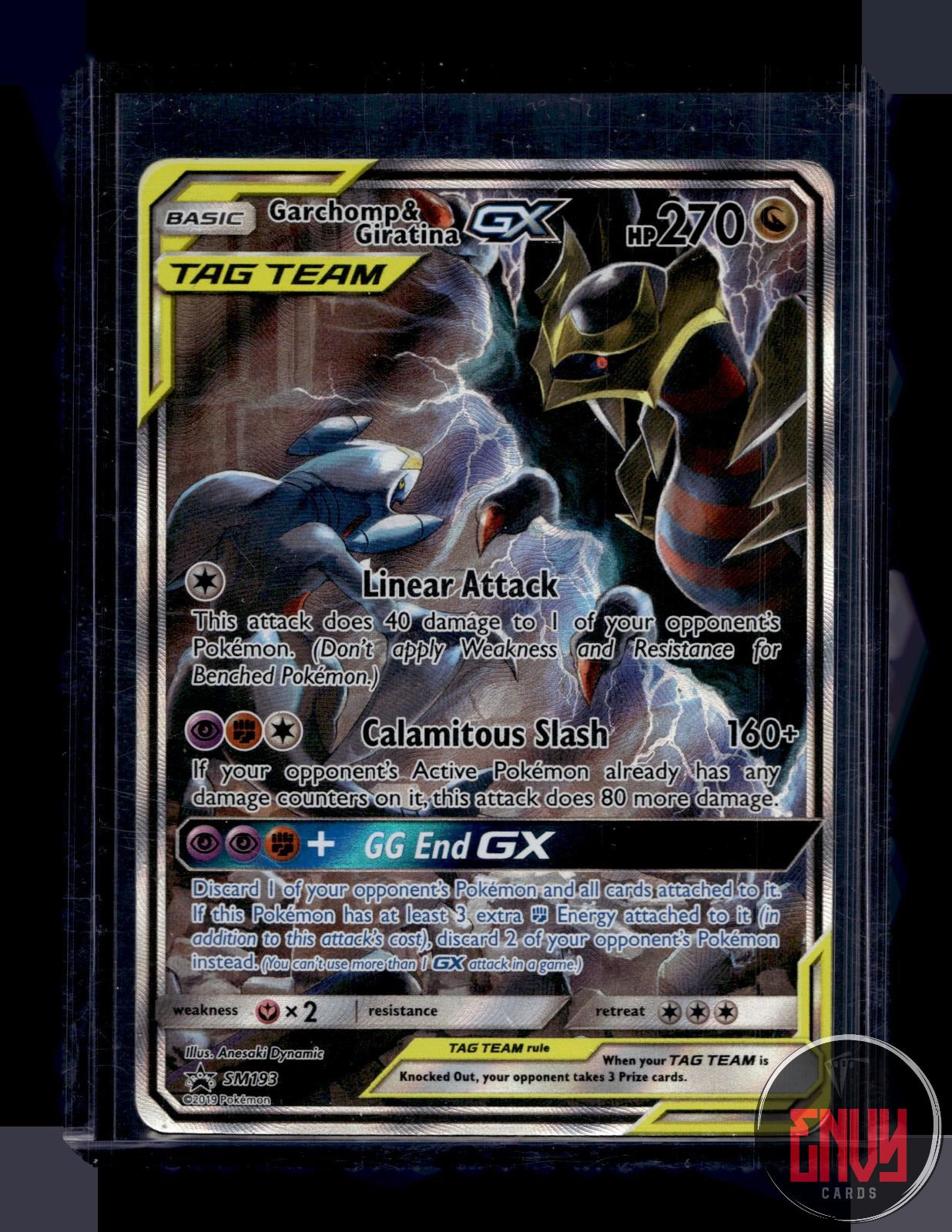 Garchomp & Giratina GX - MP SM193 Promo Sun & Moon Promo Pokemon Holo