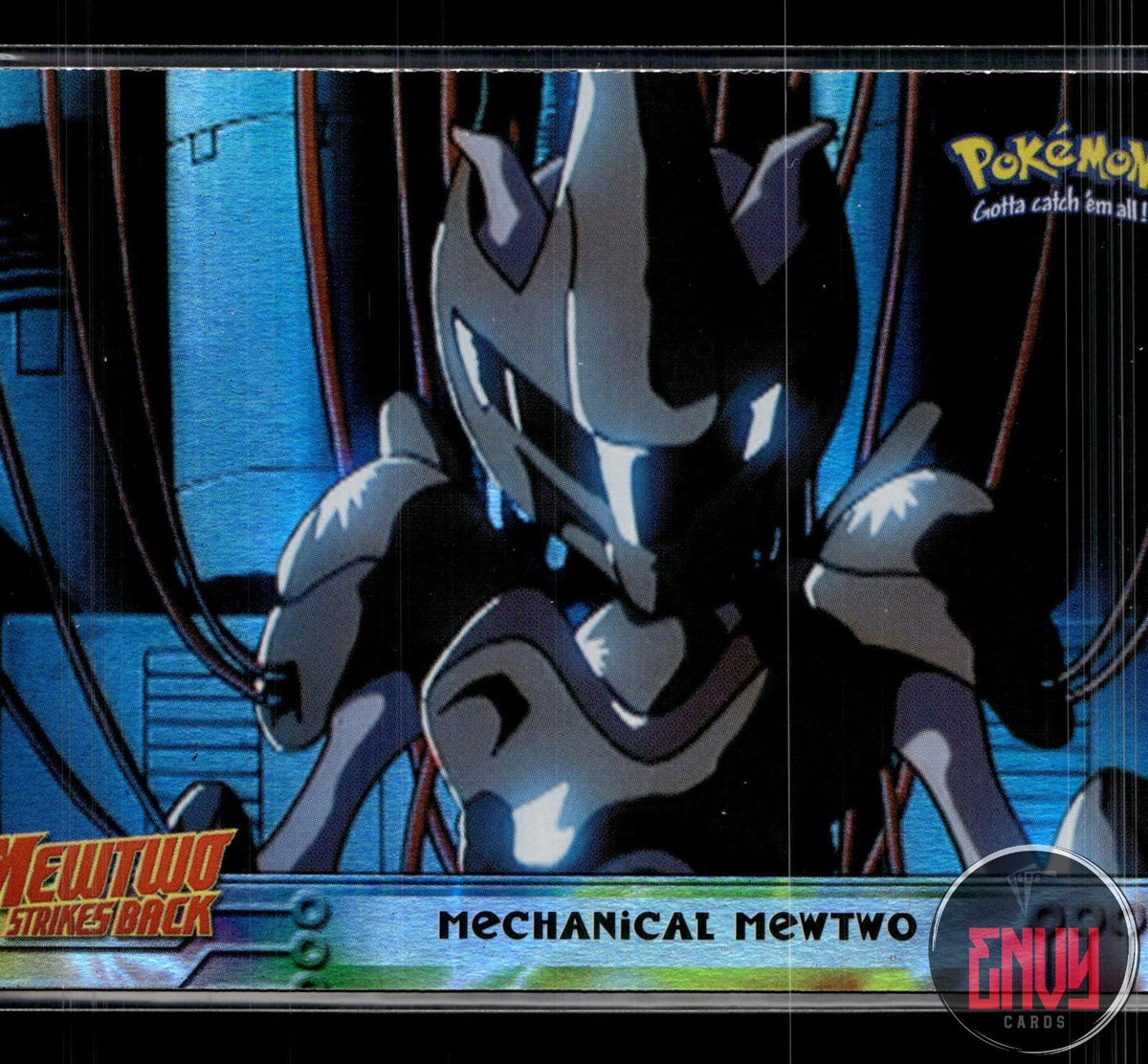 Mechanical Mewtwo LP #6 Topps The First Movie Trading Cards Pokemon FOIL