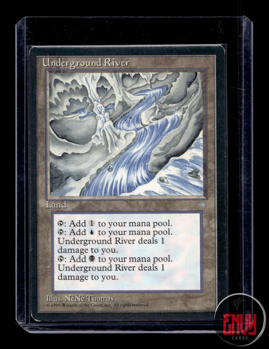 Underground River Heavily Played 357 Rare Ice Age Magic: The Gathering