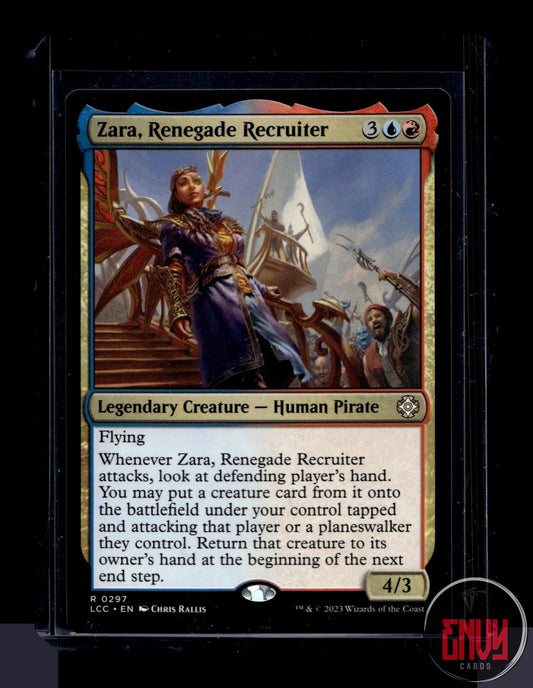 Zara, Renegade Recruiter LP 297 Rare Commander: The Lost Caverns of Ixalan