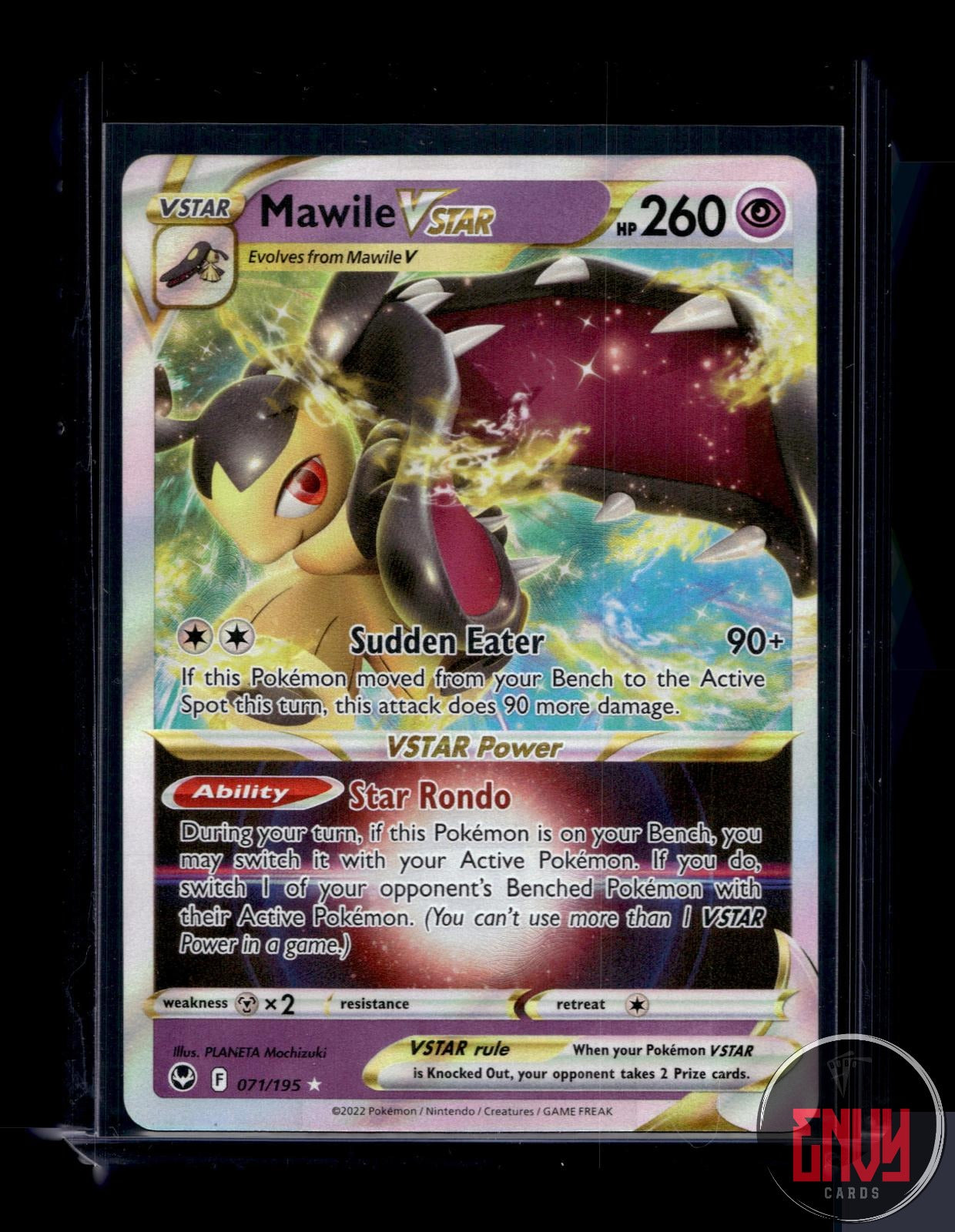 Mawile VSTAR Near Mint 071/195 VSTAR Rare Silver Tempest Pokemon