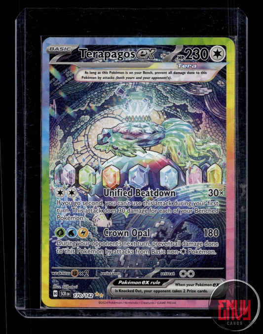 Terapagos ex Near Mint 170/142 Special Illustration Rare Stellar Crown Pokemon