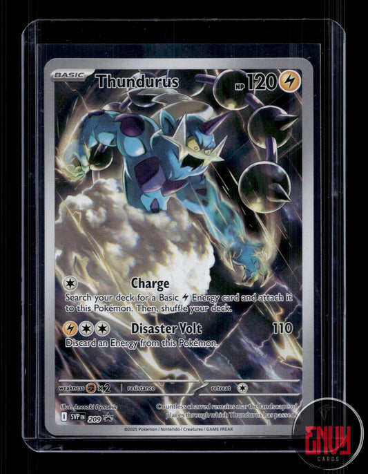 Thundurus Near Mint 209 Promo Scarlet & Violet Promo Pokemon Holo