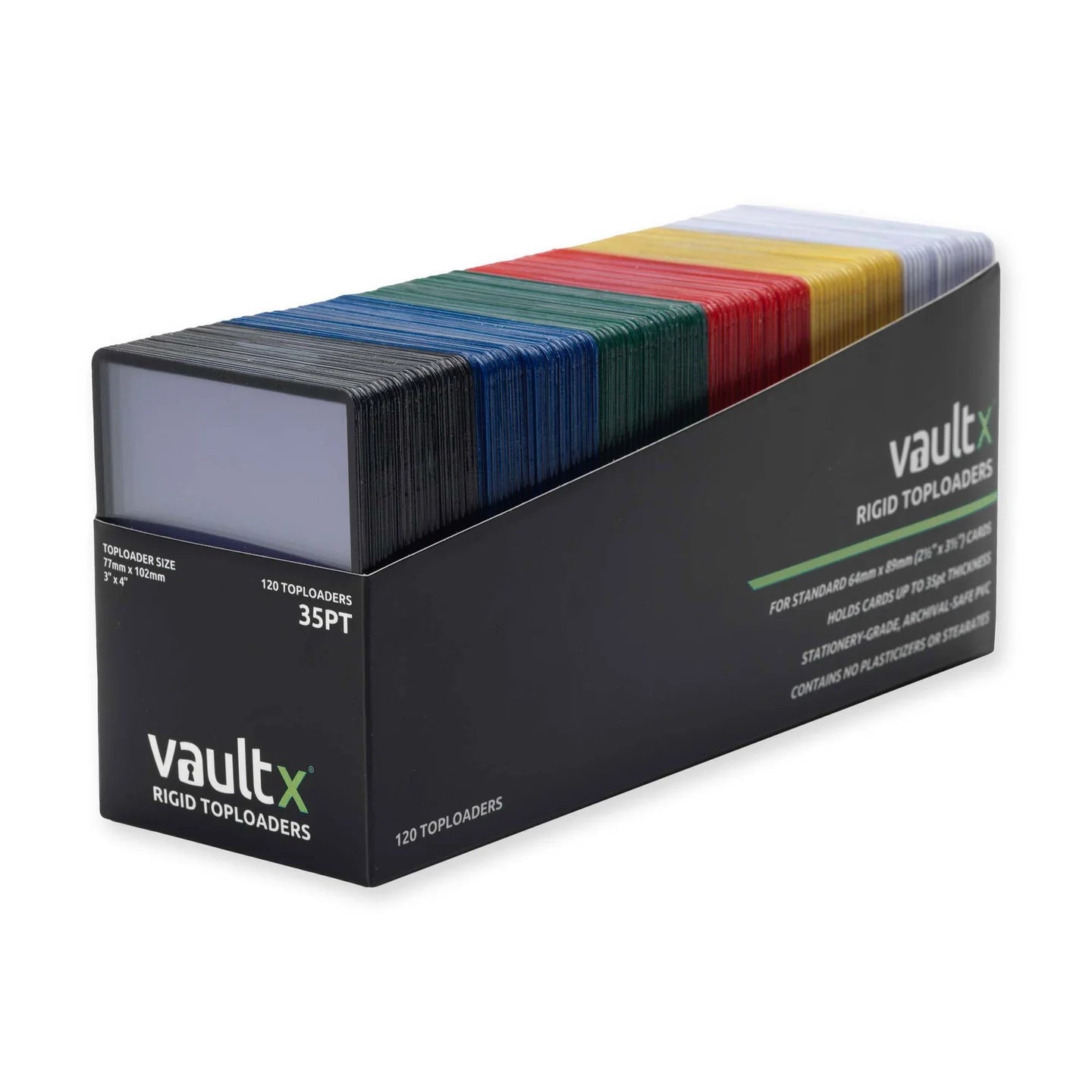 Vault-X Seamless Rigid Toploaders 35pt (Colours)