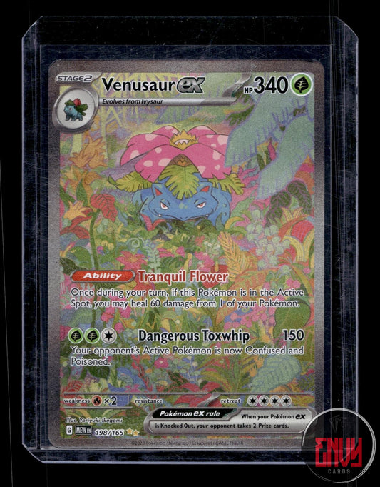 Venusaur ex Near Mint 198/165 Special Illustration Rare 151 Pokemon
