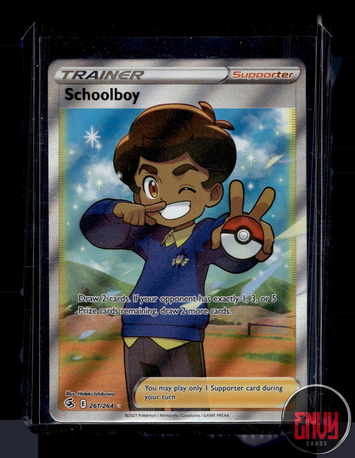 Schoolboy Near Mint 261/264 Ultra Rare Fusion Strike Pokemon Holo