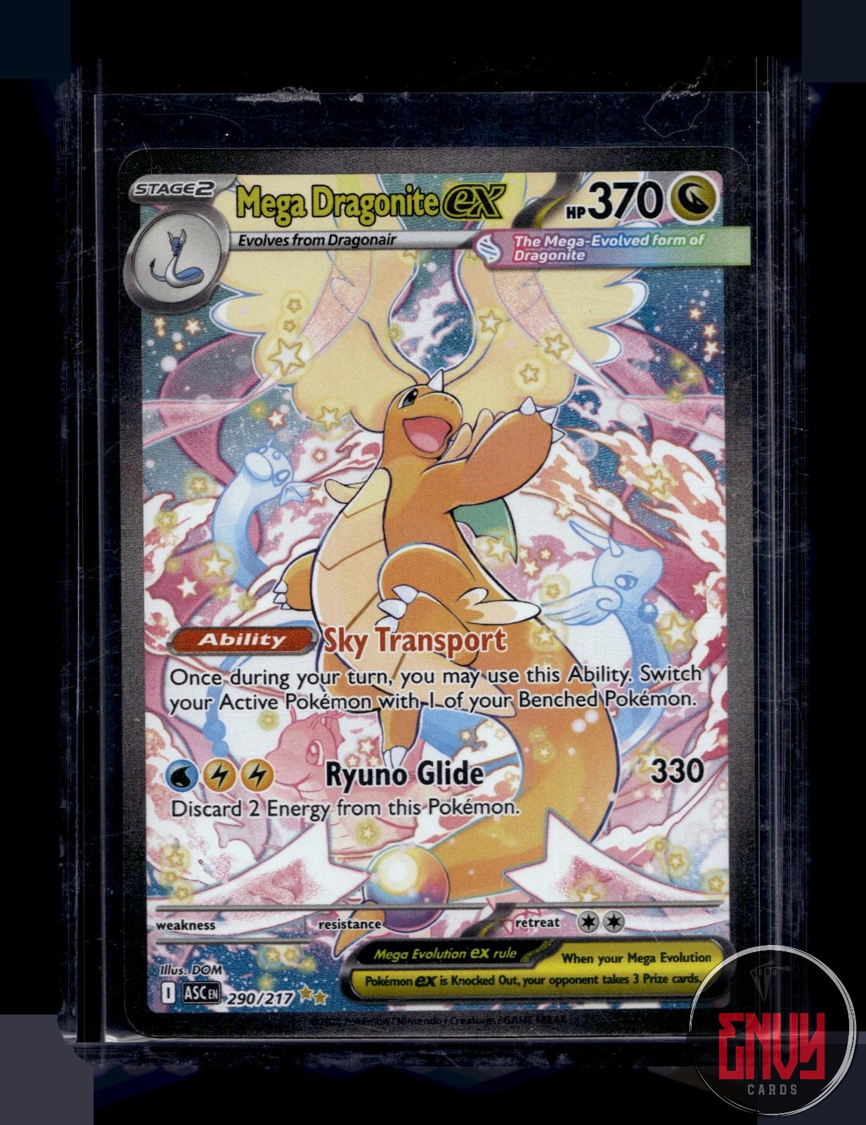 Mega Dragonite ex NM 290/217 Ascended Heroes Pokemon Holo