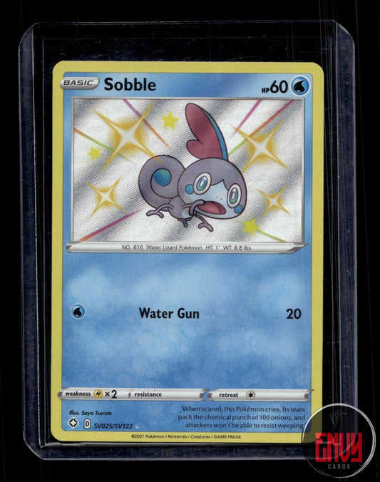 Sobble Near Mint SV025/SV122 Shiny Rare Shining Fates Shiny Vault Pokemon Holo