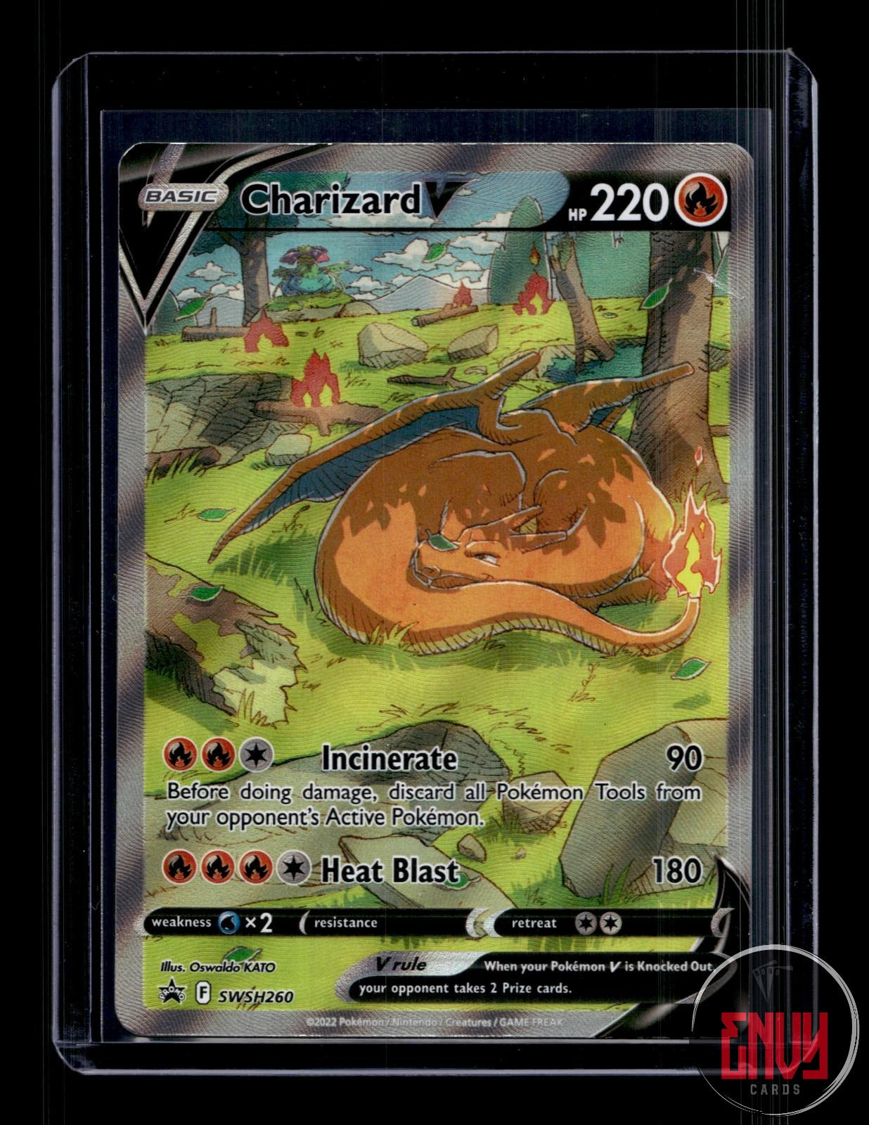 Charizard V Near Mint SWSH260 Promo Sword & Shield Promo Pokemon Holo