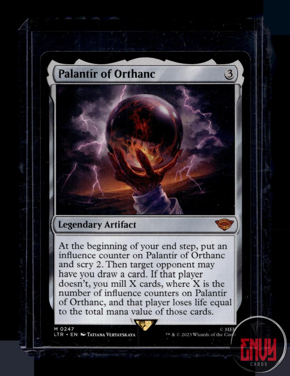 Palantir of Orthanc NM 247 Universes Beyond: The Lord of the Rings