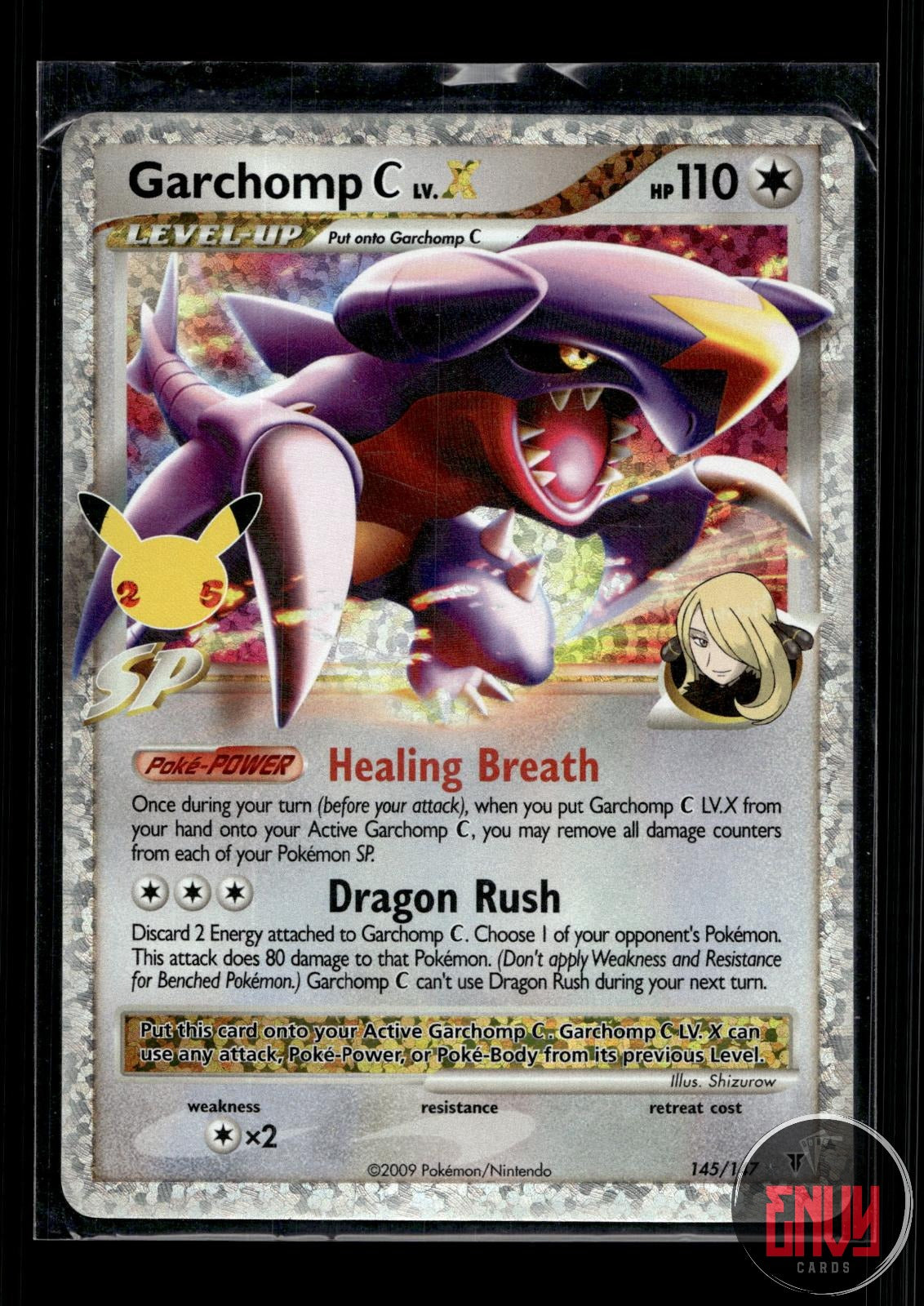 Garchomp C LV.X NM 145/147 Celebrations: Classic Collection Pokemon Holo